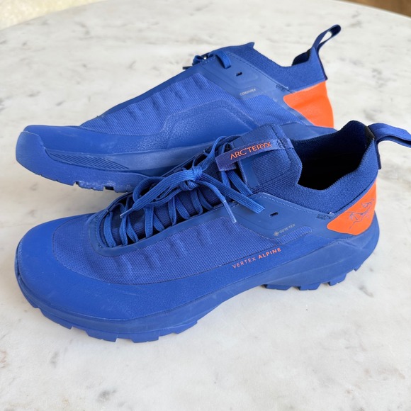 Arcteryx Vertex Alpine GTX Mens Approach Shoes Blue Orange GORE-TEX 9.5 081416 - Picture 4 of 14